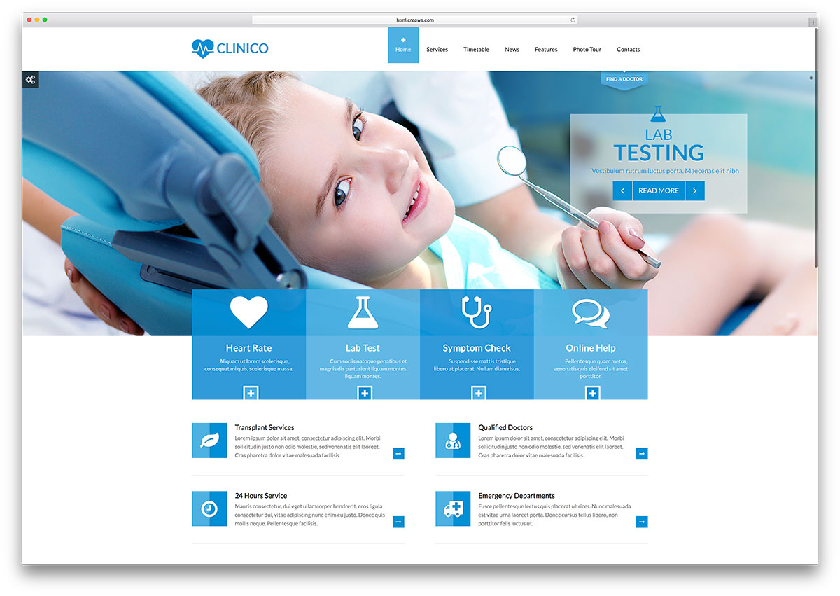 خدمات طراحی سایت پزشکی شرکت پرگاس